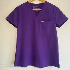 Figs Women’s Catarina One Pocket Scrub Top Sz XS Ltd Edition Ultra Violet FIONx